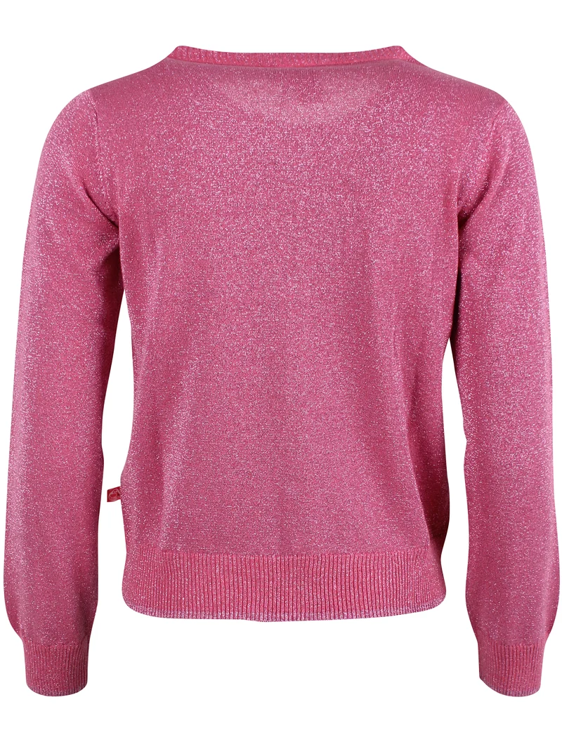Danesaga Glitter Cardigan Soft Cherry