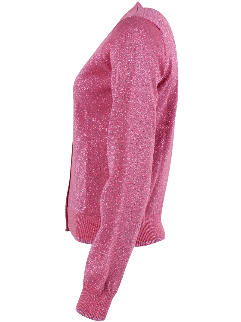 Danesaga Glitter Cardigan Soft Cherry