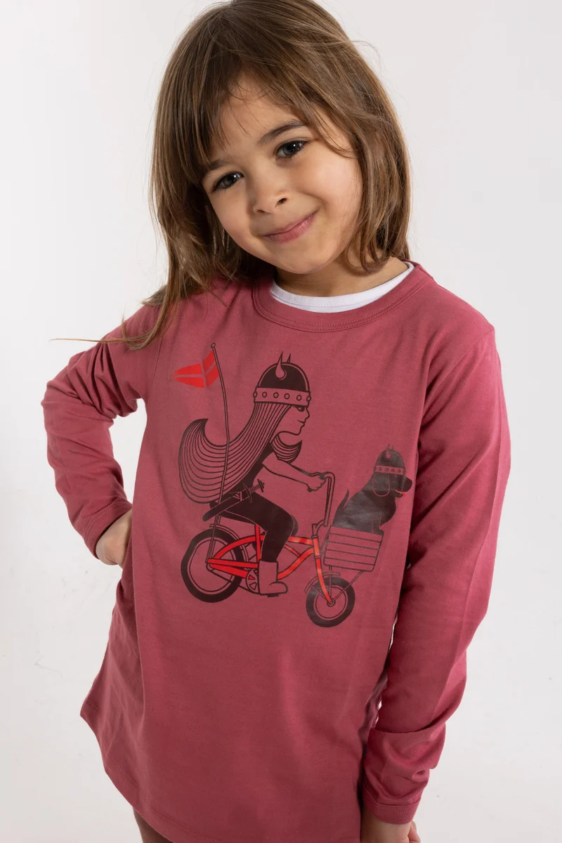 Danebasic Longsleeve Berry Compote CRUISER FREJA