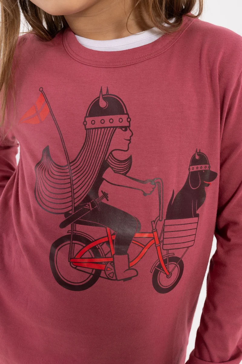 Danebasic Longsleeve Berry Compote CRUISER FREJA