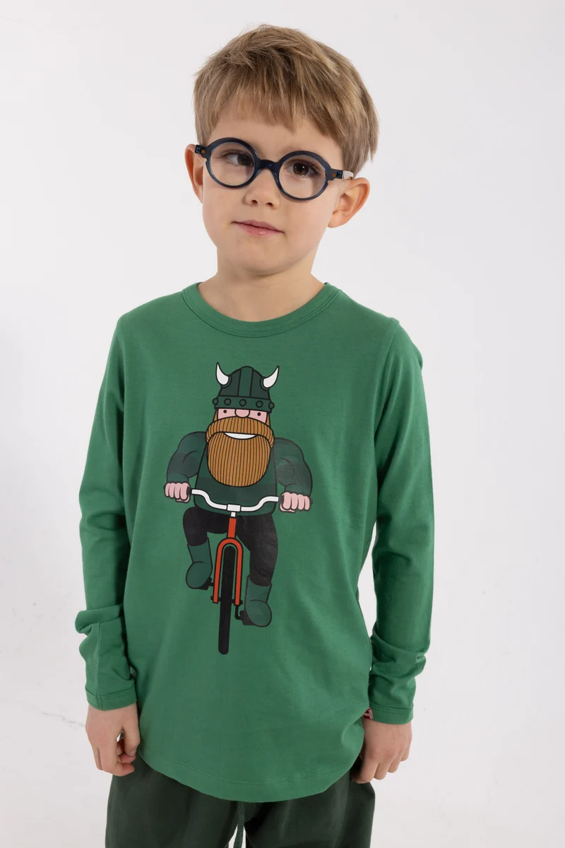 Danebasic Longsleeve Cold Green CYKEL DIN VEN