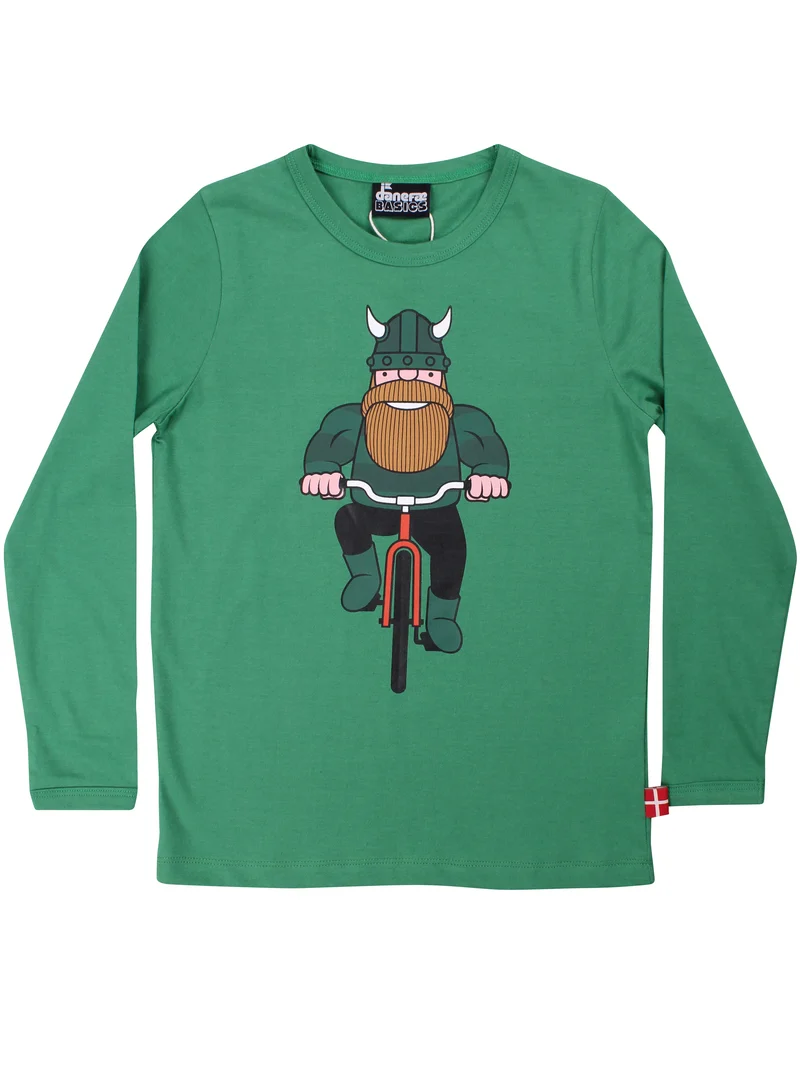 Danebasic Longsleeve Cold Green CYKEL DIN VEN
