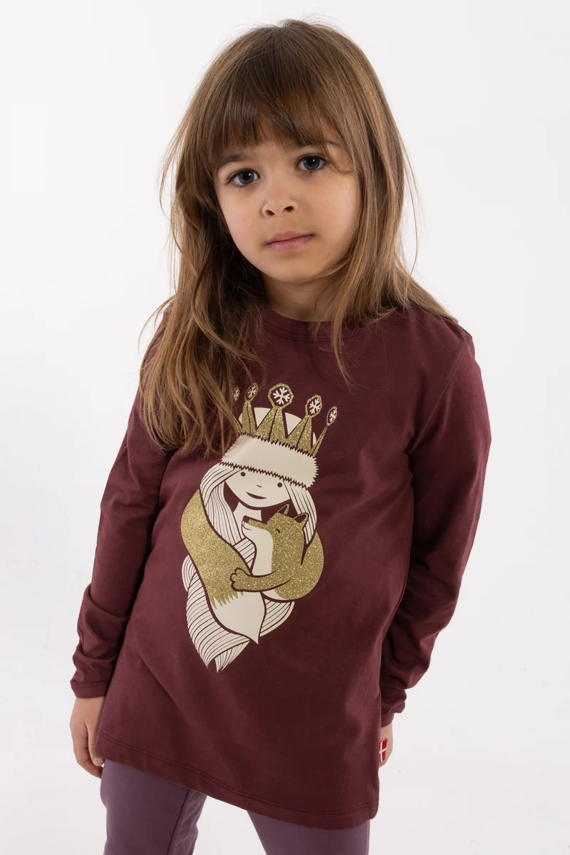 Danebasic Longsleeve Dark Wine SNEPRINSESSE