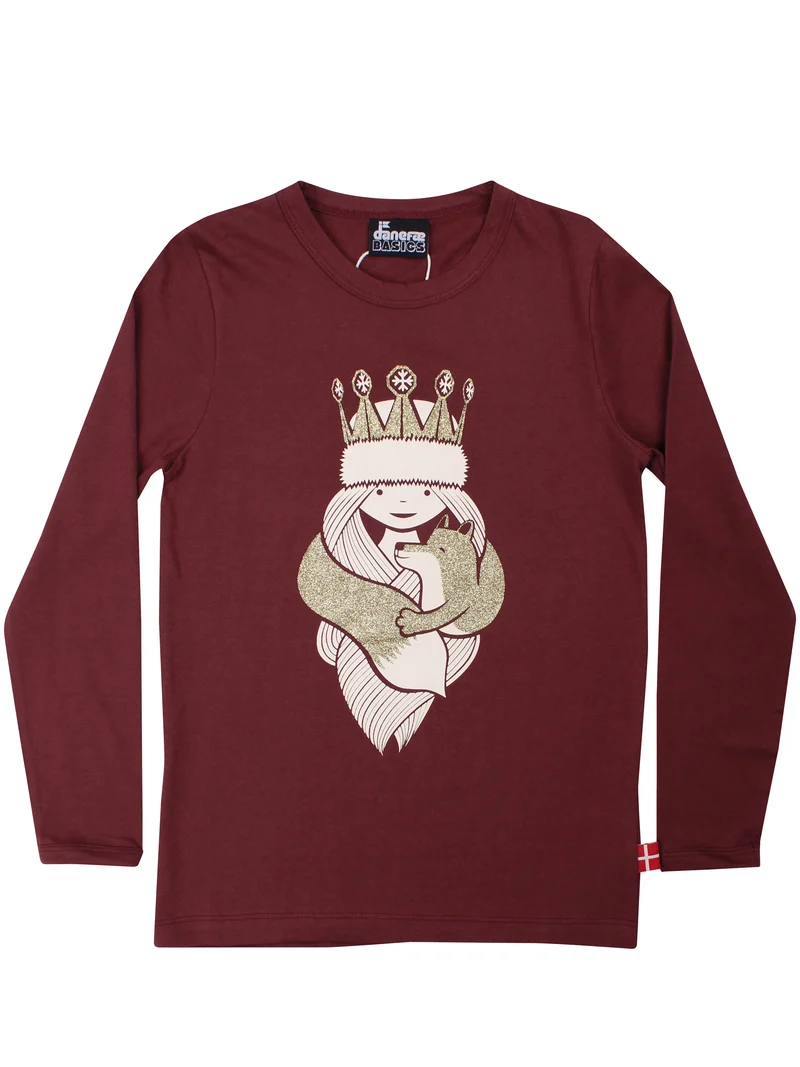 Danebasic Longsleeve Dark Wine SNEPRINSESSE