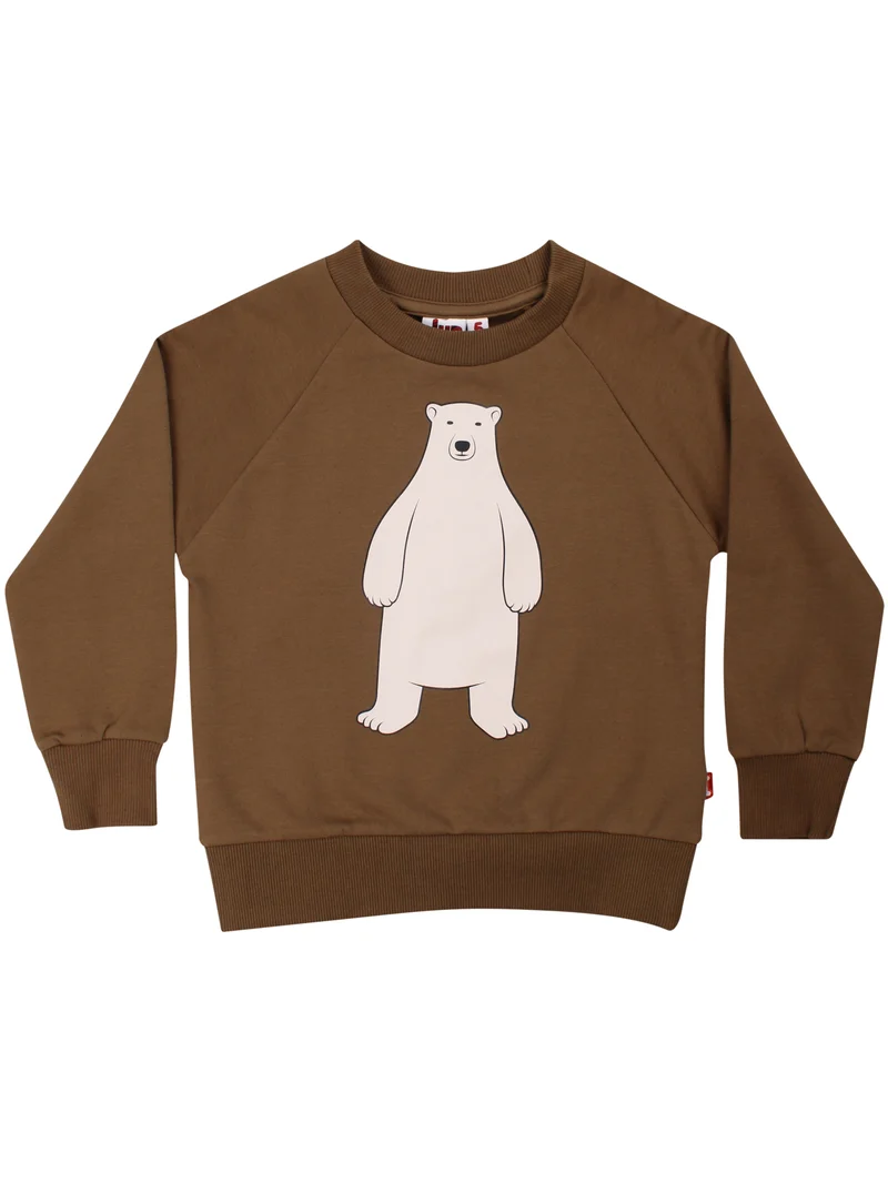 Dyrbellow Sweat Dark Olive ISBJOERN HØJ