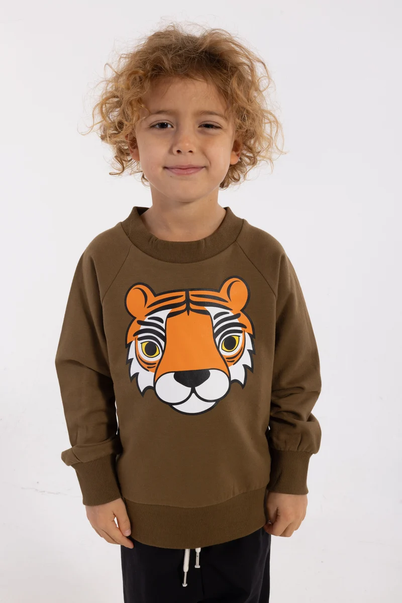 Dyrbellow Sweat Dark Olive TIGER