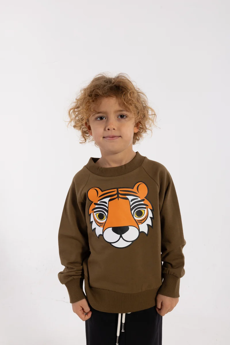 Dyrbellow Sweat Dark Olive TIGER