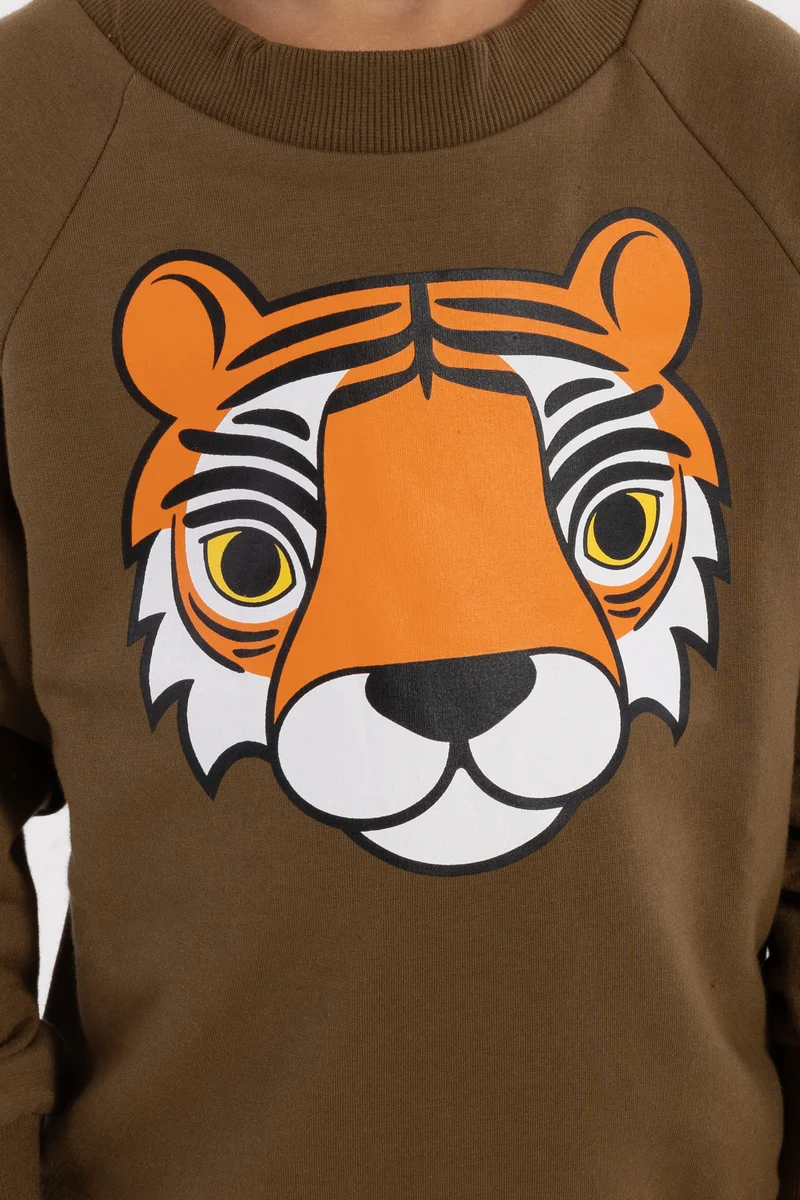 Dyrbellow Sweat Dark Olive TIGER