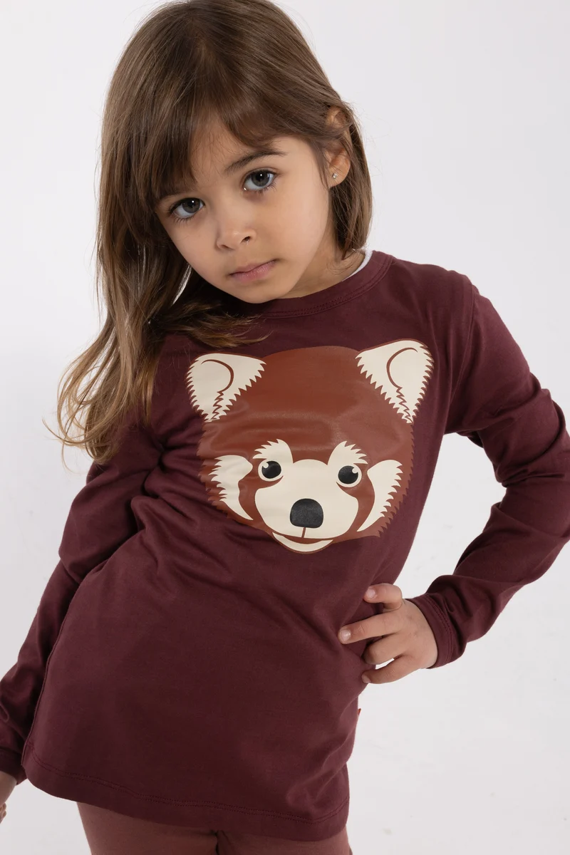 Dyrshedding T Dark Wine ROED PANDA