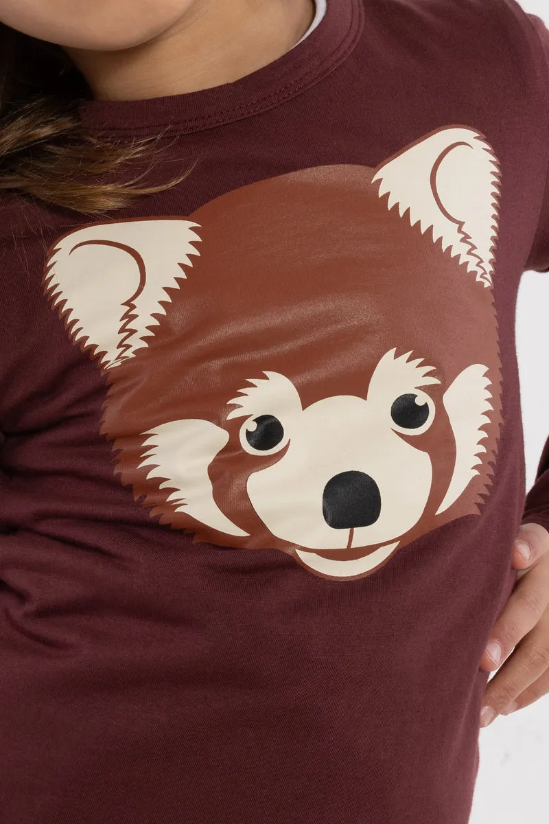 Dyrshedding T Dark Wine ROED PANDA