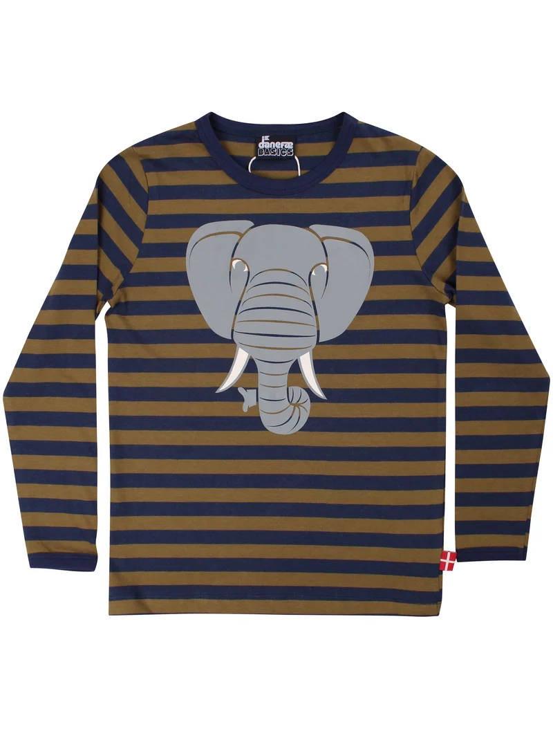 Dyrshedding T Dark Olive/Dark Navy ELEFANT