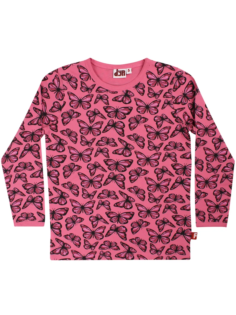 Dyrroar T AOP/STRIB Soft Cherry FLUTTER