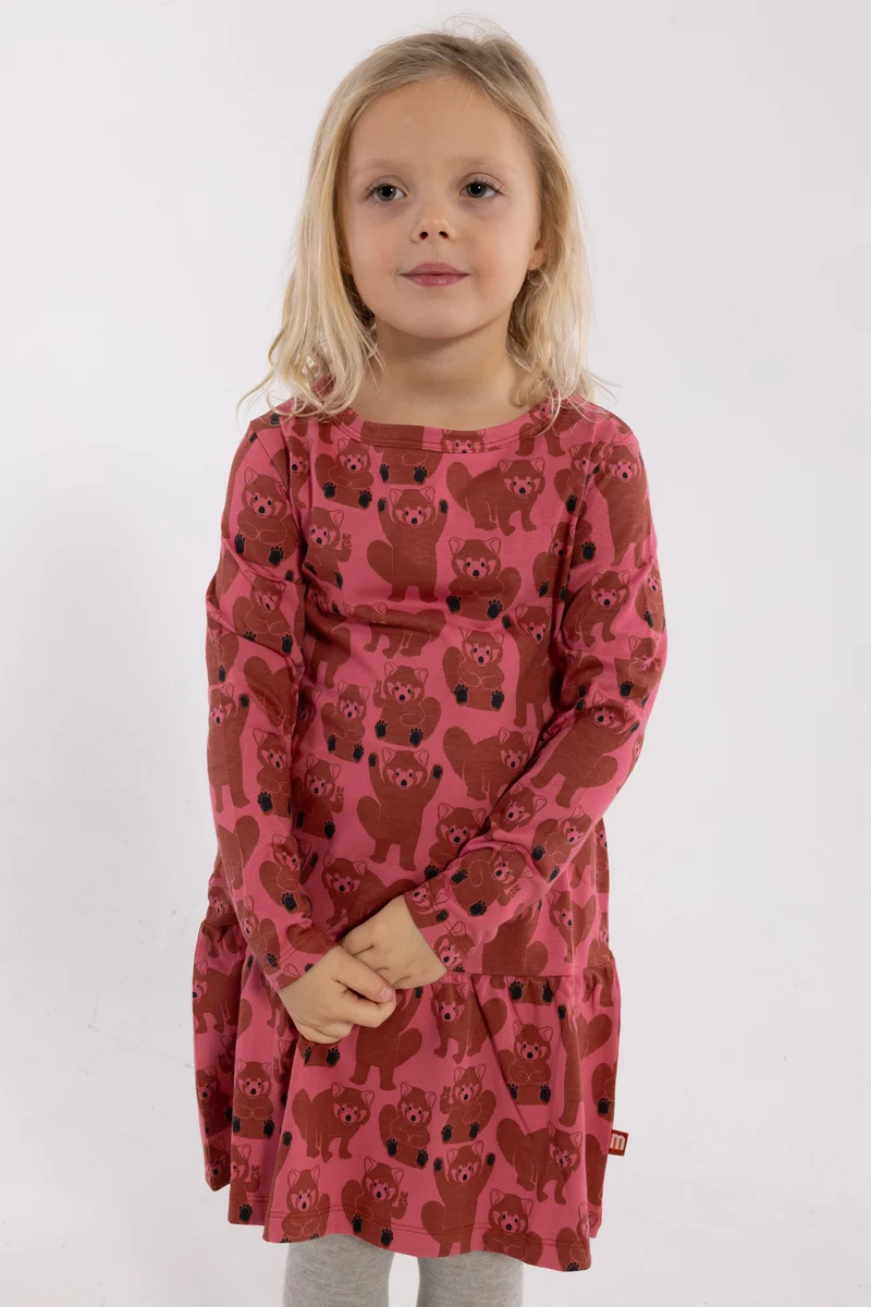 Dyrbirdy Dress Soft Cherry MULTIROEDPANDA