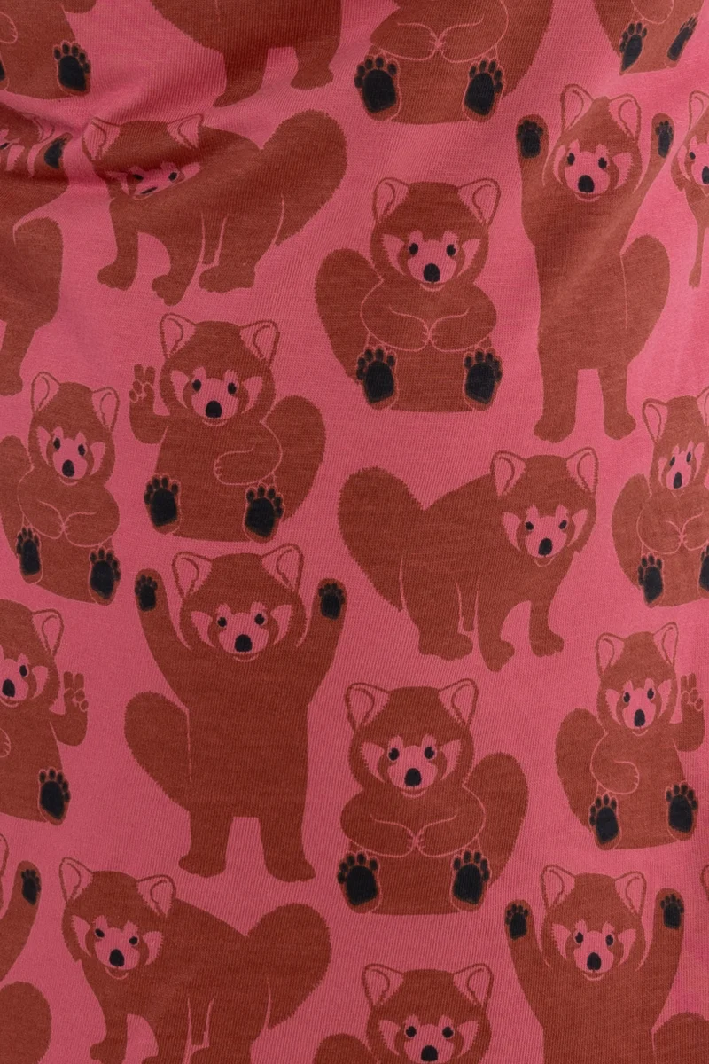 Dyrbirdy Dress Soft Cherry MULTIROEDPANDA