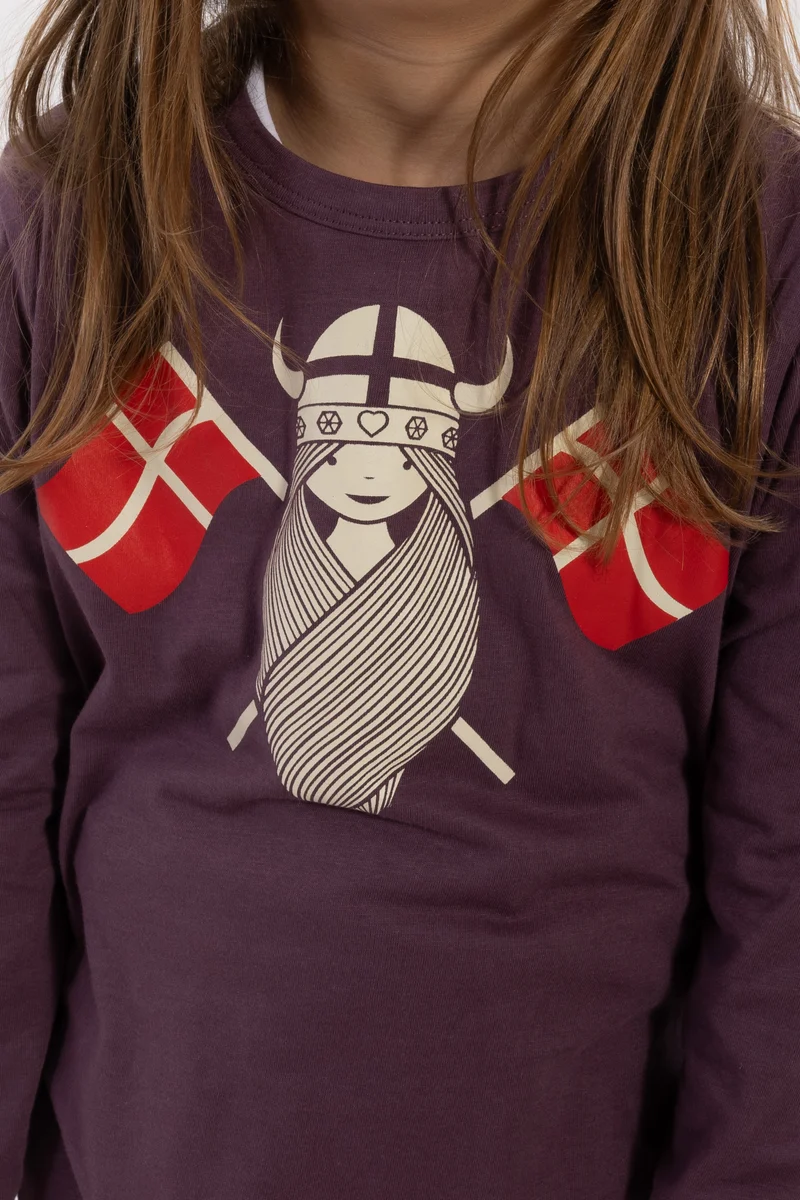 Danebasic Longsleeve Grey Plum FLAGFREJA