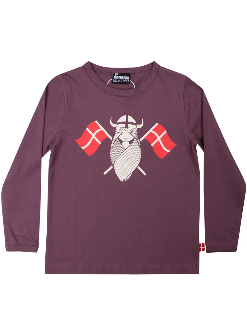 Danebasic Longsleeve Grey Plum FLAGFREJA