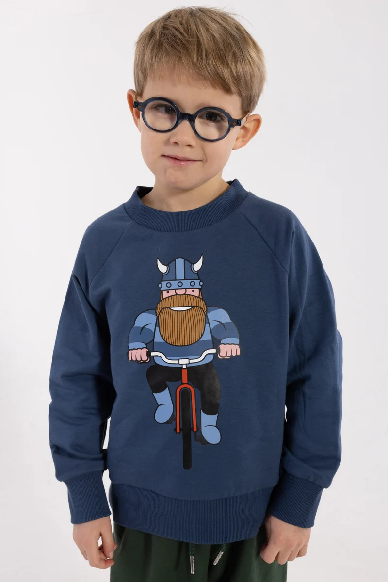 Danamerika Sweat Dark Grey Blue CYKEL DIN VEN