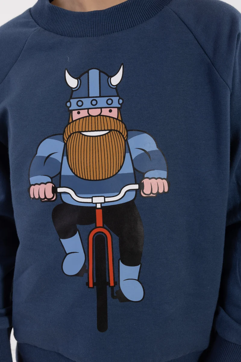 Danamerika Sweat Dark Grey Blue CYKEL DIN VEN
