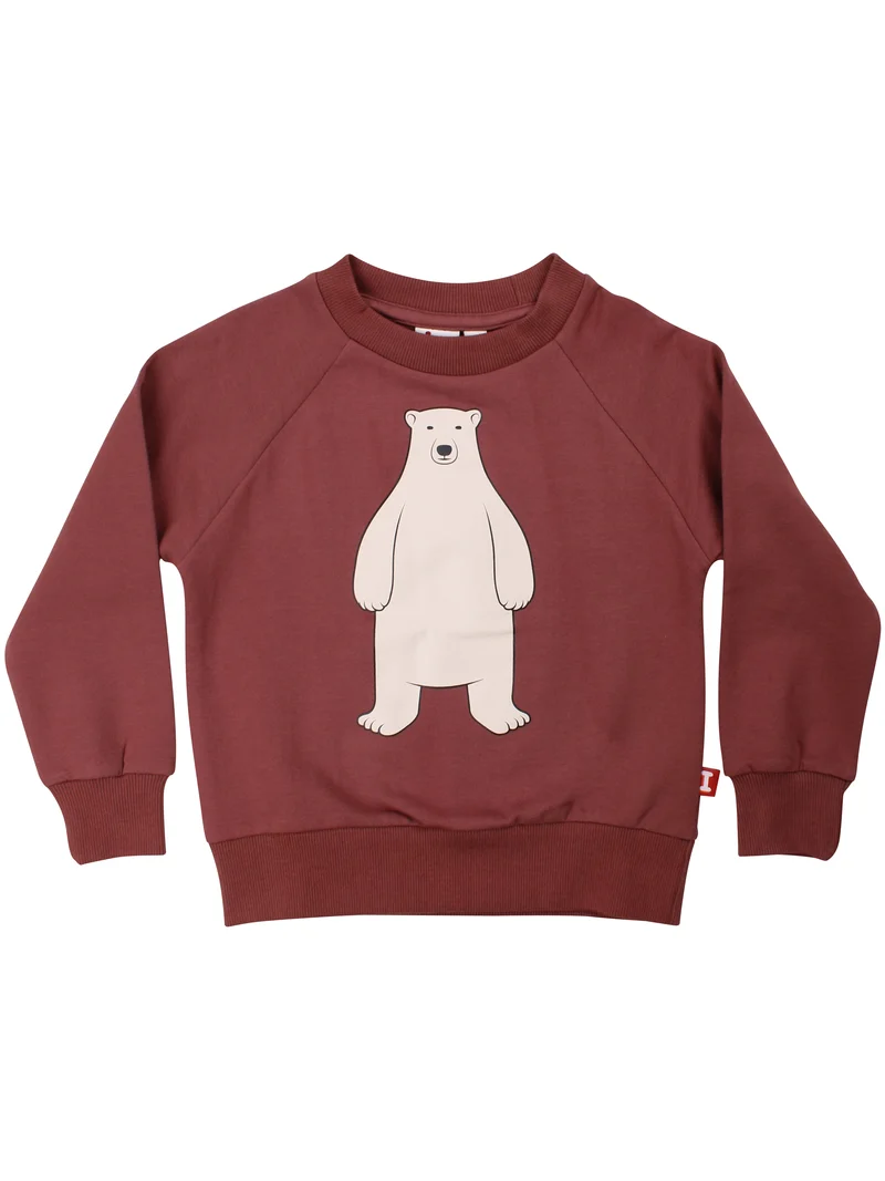 Dyrbellow Sweat Dark Cherry ISBJOERN HØJ