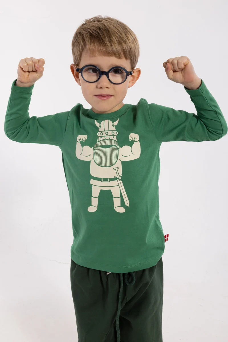 Danebasic Longsleeve Cold Green STAERKVIK