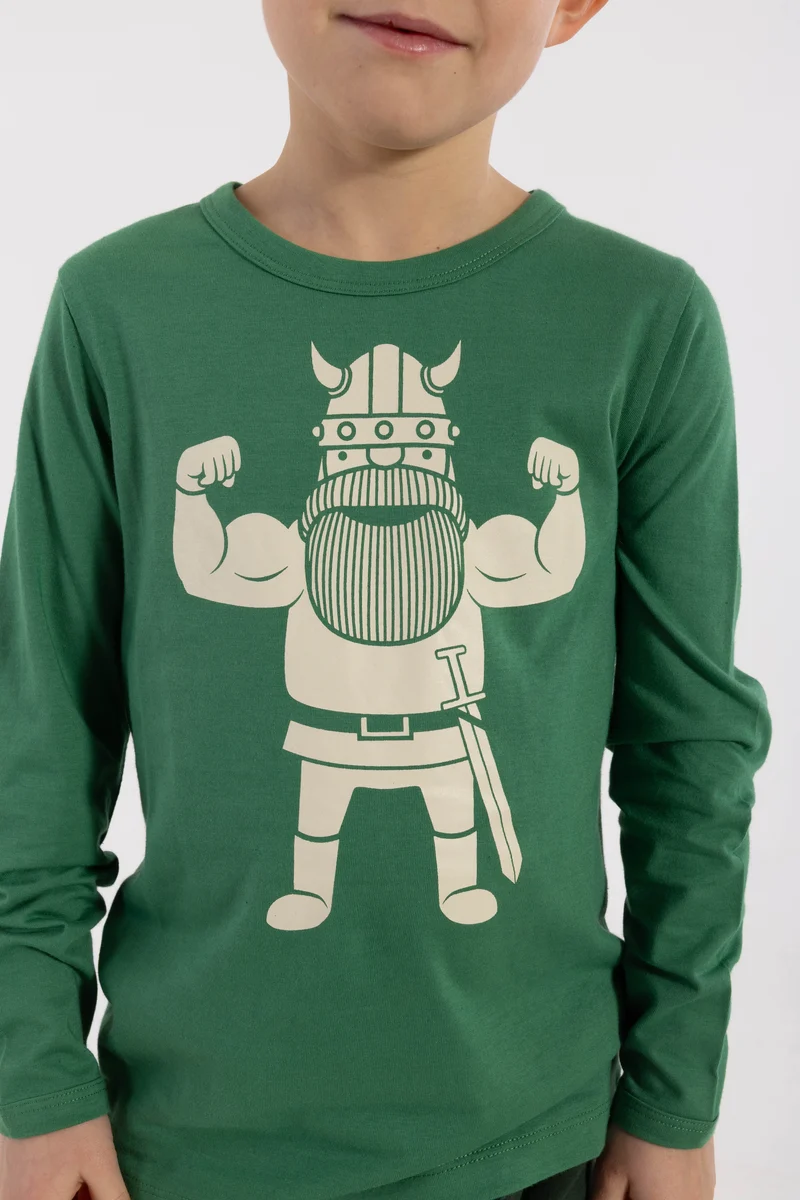 Danebasic Longsleeve Cold Green STAERKVIK
