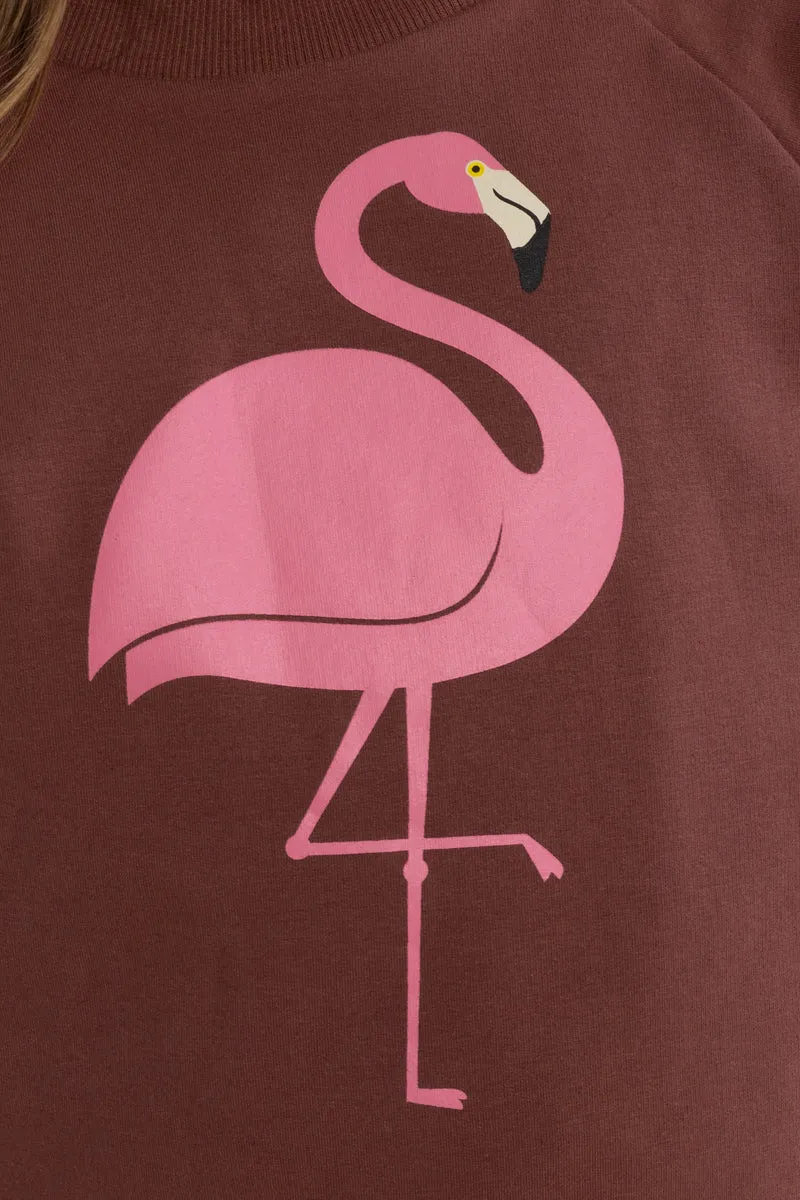 Dyrbellow Sweat Dark Cherry FLAMINGO