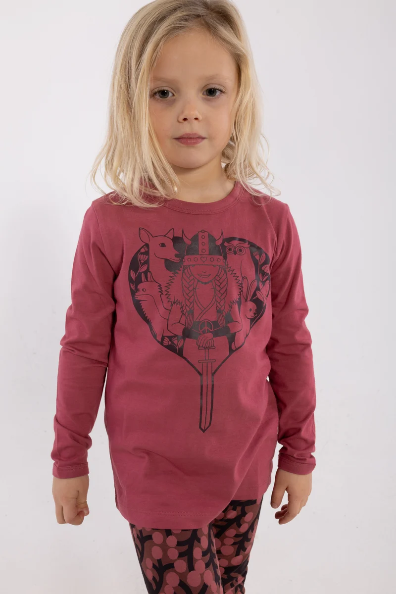 Danebasic Longsleeve Berry Compote FAUNA FREJA