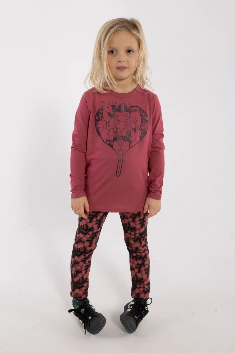 Danebasic Longsleeve Berry Compote FAUNA FREJA