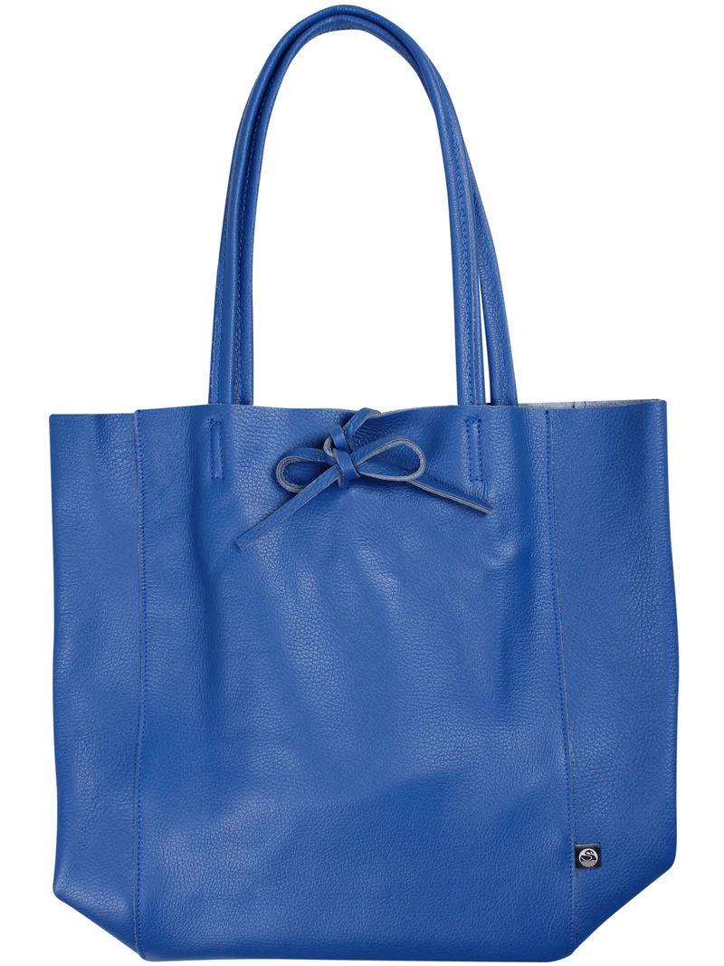 ESS - Daneholstein Leather Tote Bag Electric Blue