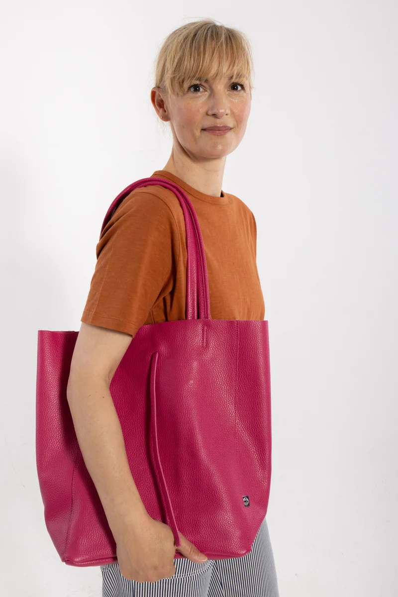 ESS - Daneholstein Leather Tote Bag Iconic Rose