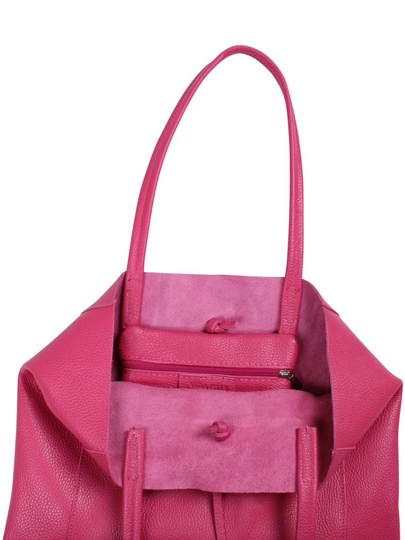 ESS - Daneholstein Leather Tote Bag Iconic Rose