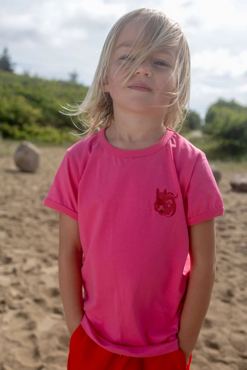 ESS - Danebasic Ivalu Tee Spicy Pink EMBY IDUNN