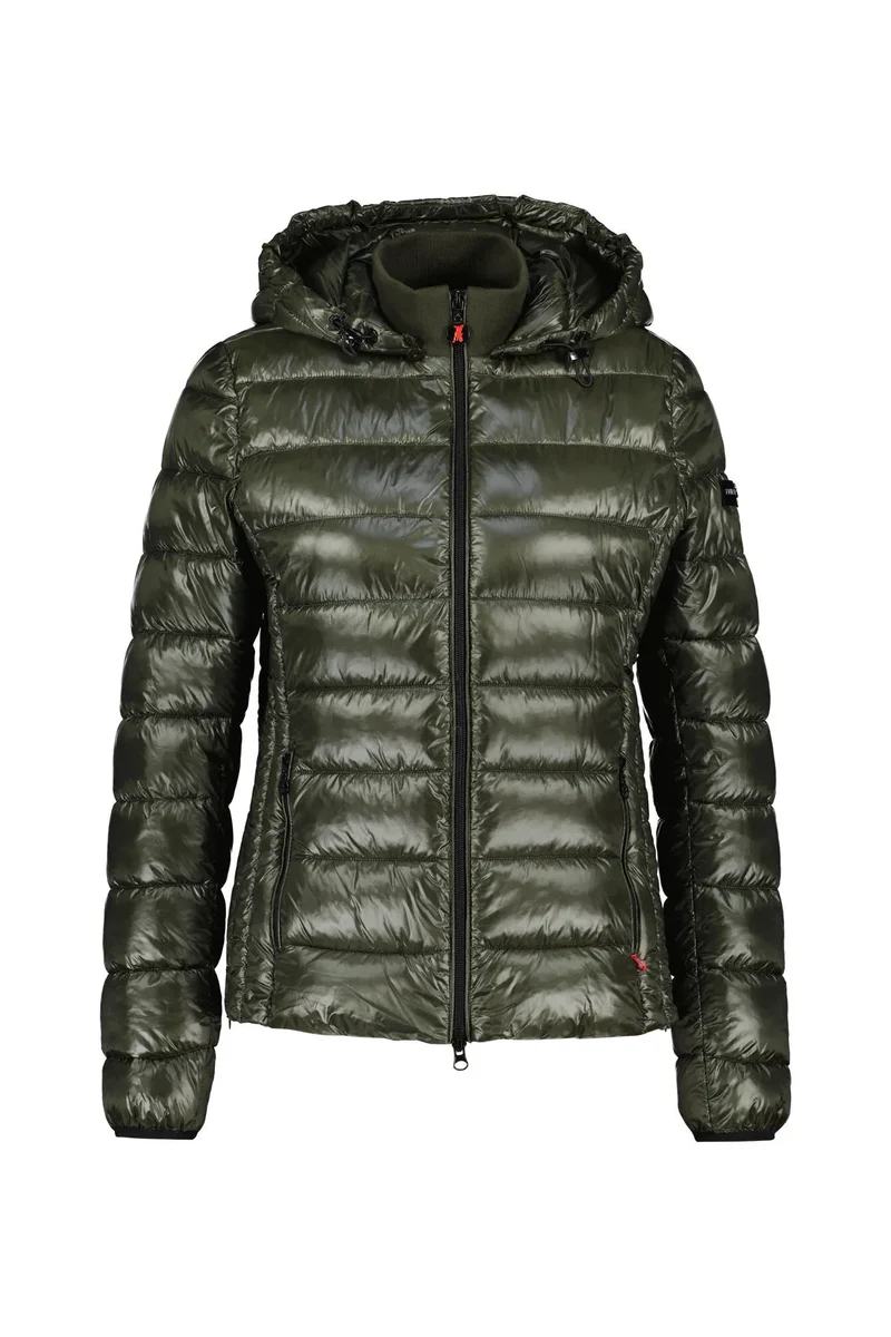 Steppjacke mit abnehmbarer Kapuze