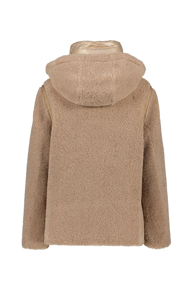 Teddyjacke mit Steppeinsatz