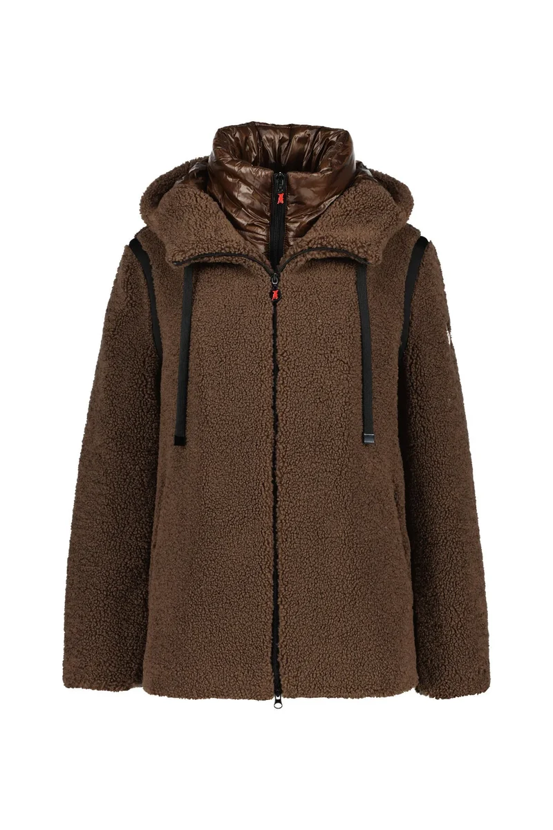 Teddyjacke mit Steppeinsatz