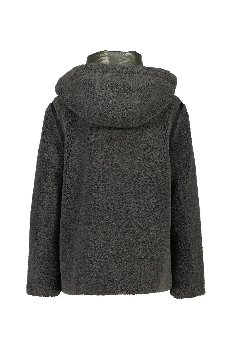 Teddyjacke mit Steppeinsatz