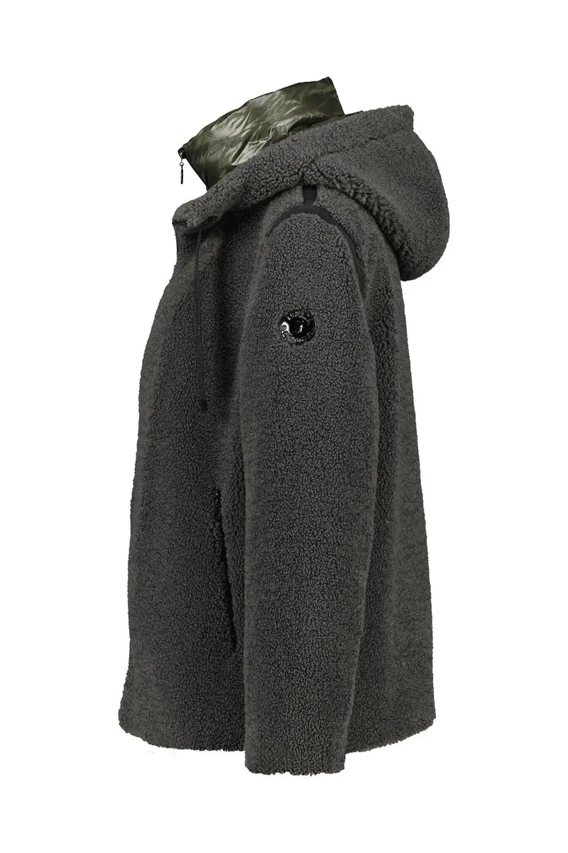 Teddyjacke mit Steppeinsatz
