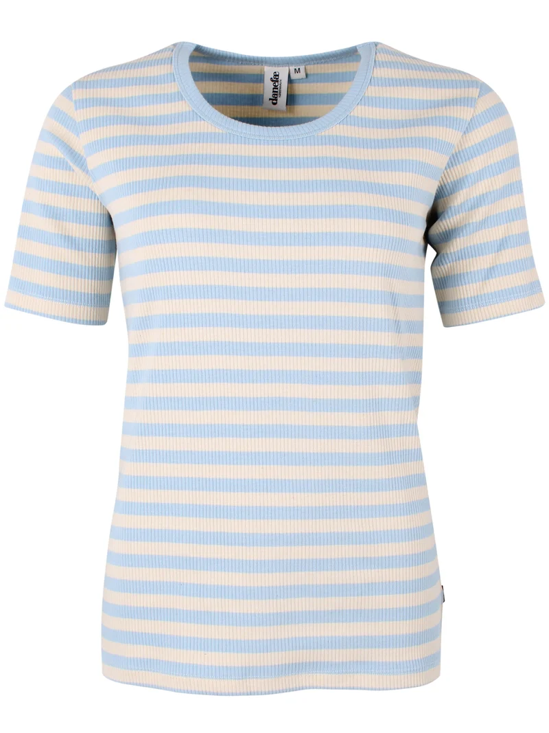 ESS - Danefriend Ribbing Tee Chalk/Cold Sky