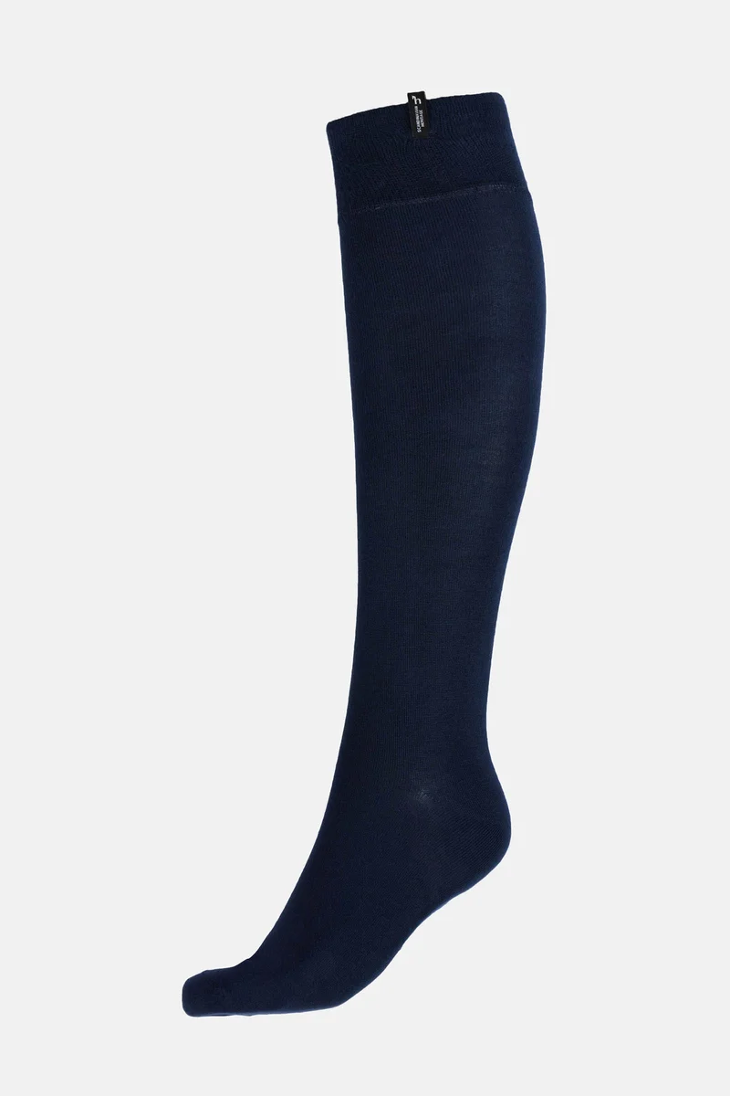 Bambus-Reitsocken Pfauenblau 31-34