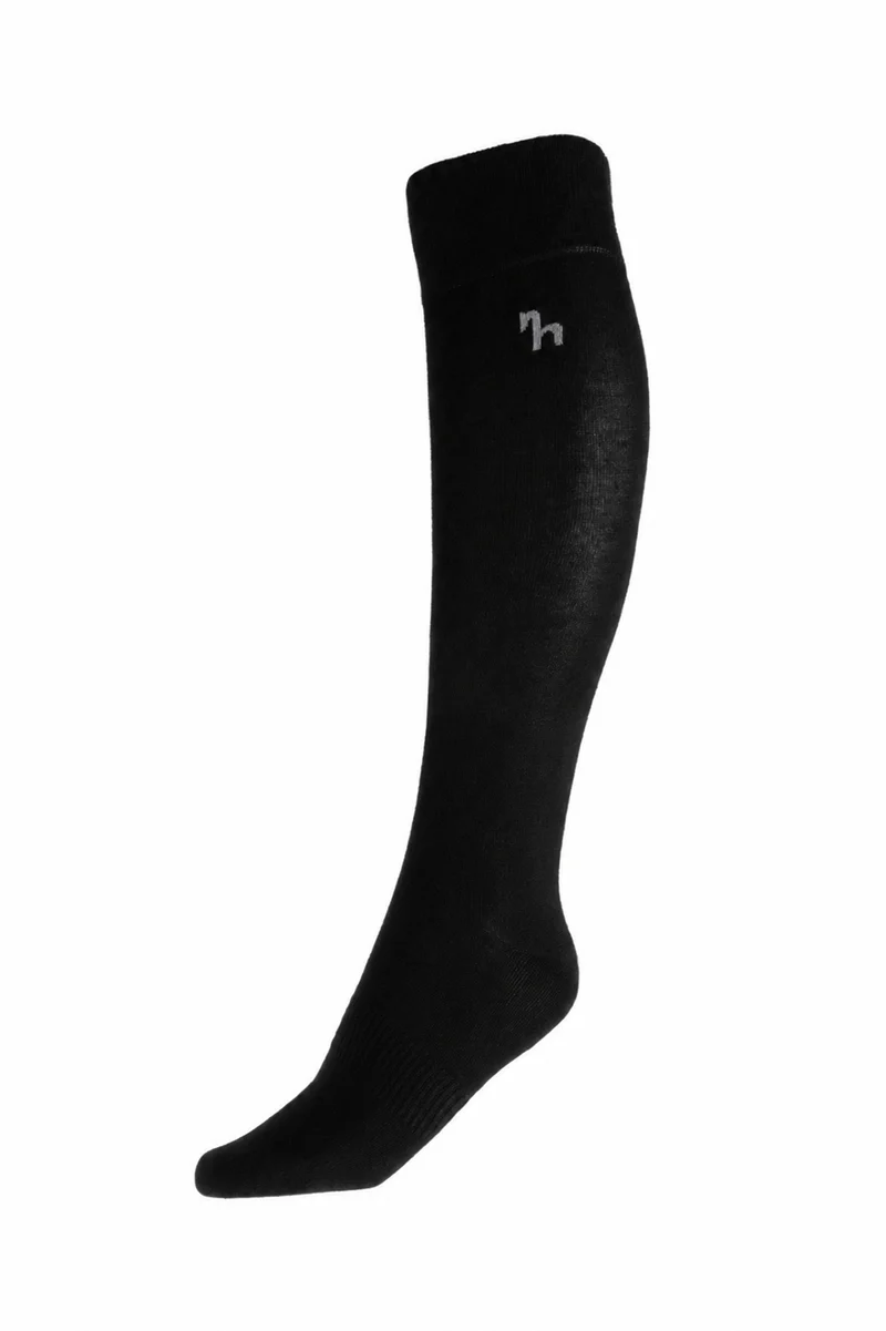 Bambus-Reitsocken Schwarz 35-38