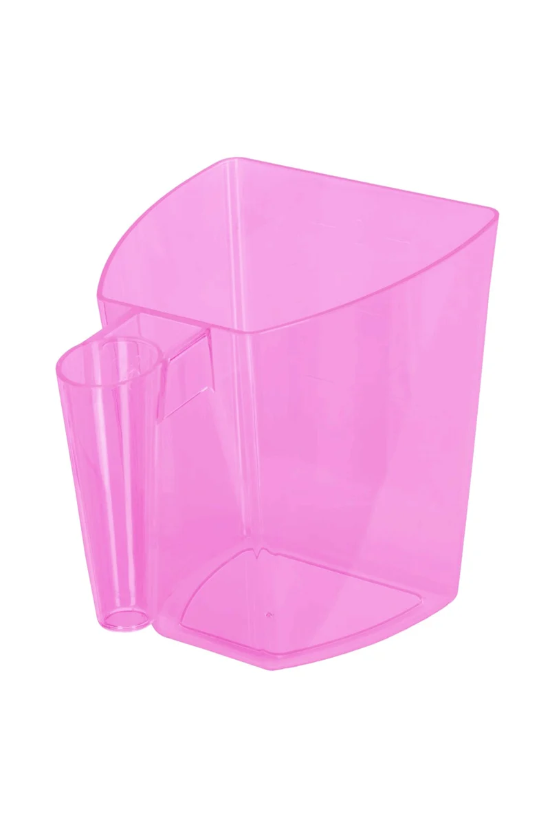 Futterschaufel Transparent, 2 Kg Pink Einheitsgröße