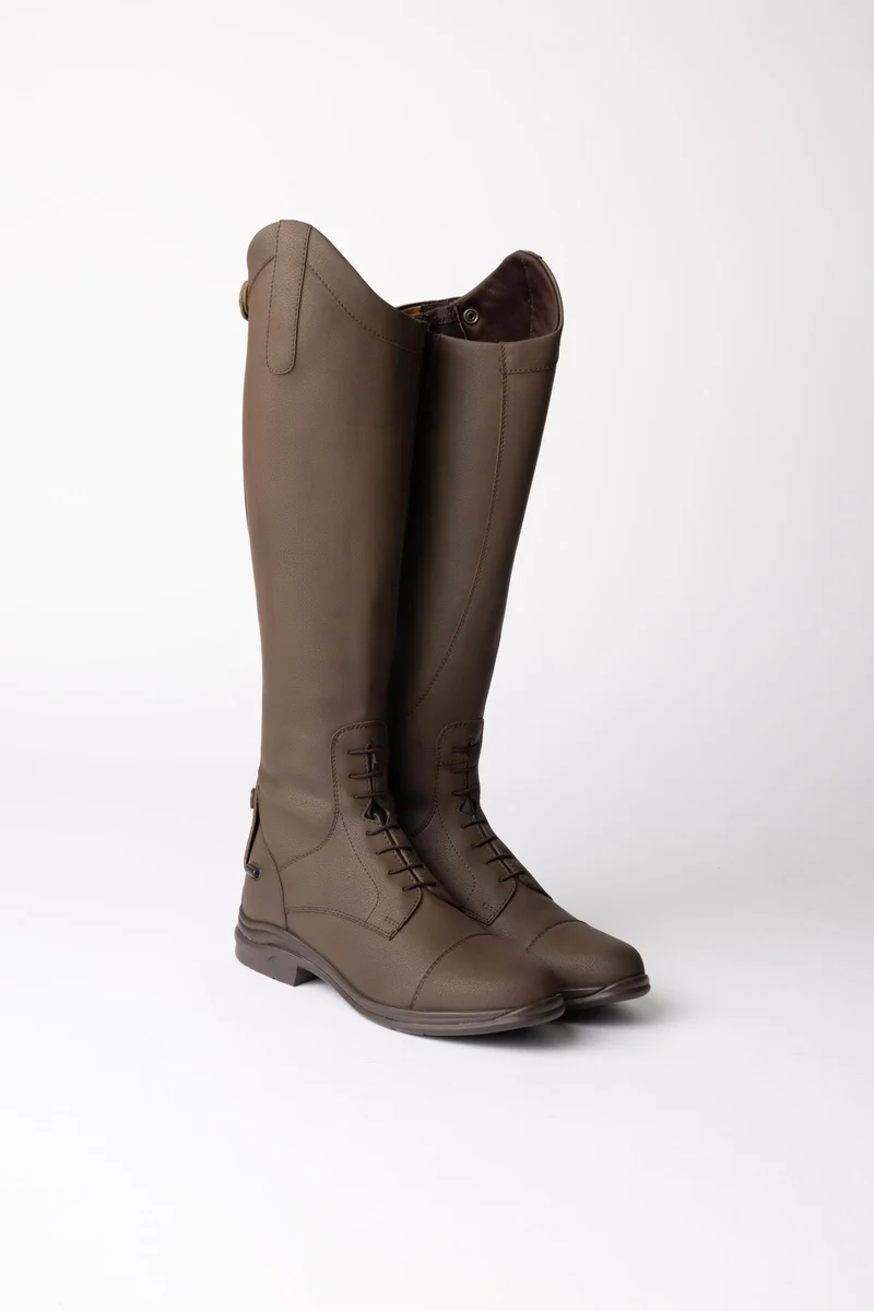 Sheffield Reitstiefel aus veganem Leder Dark Brown 37 Regular Regular