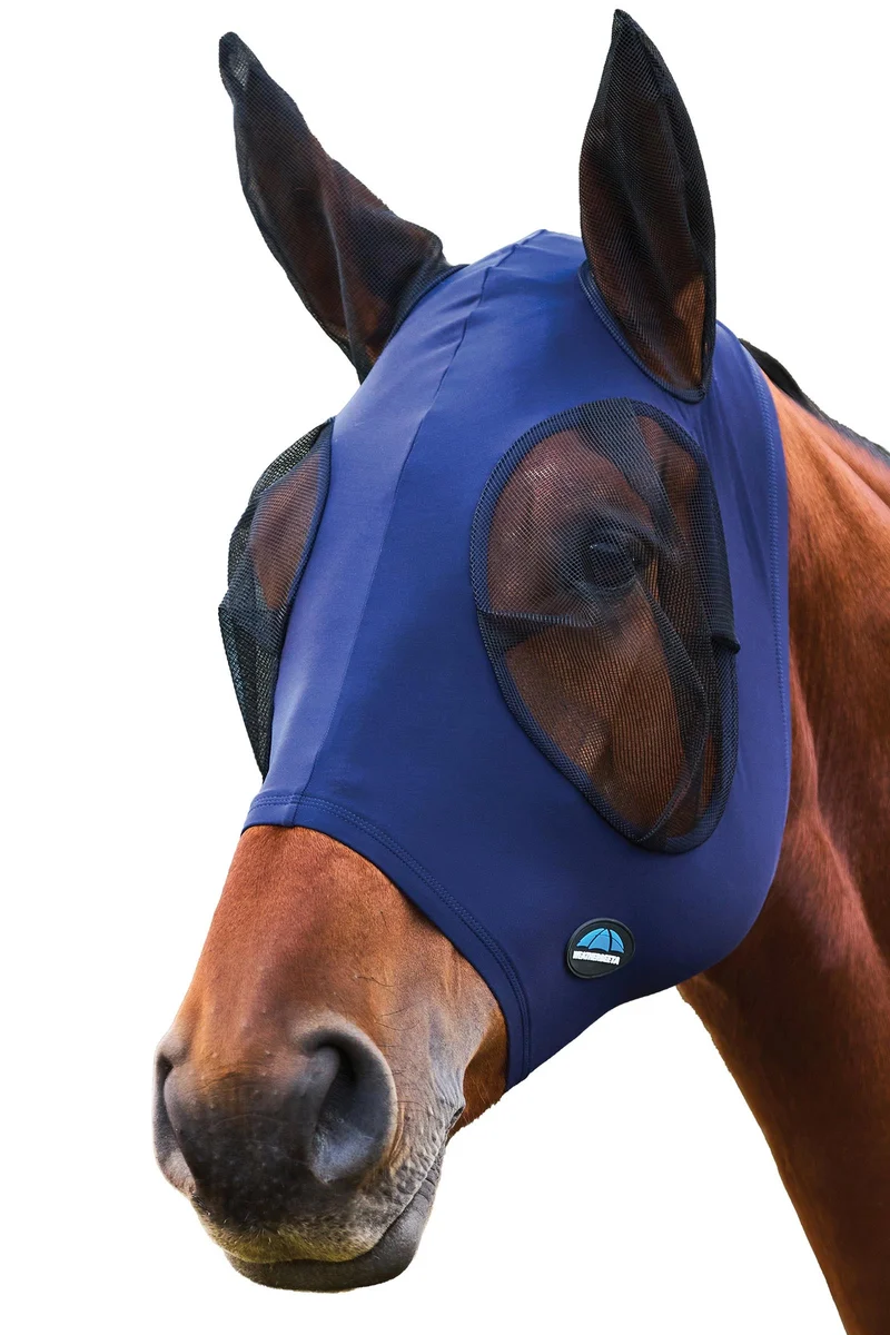 Comfitec Stretch Fliegenmaske mit Ohren Navy/Black L