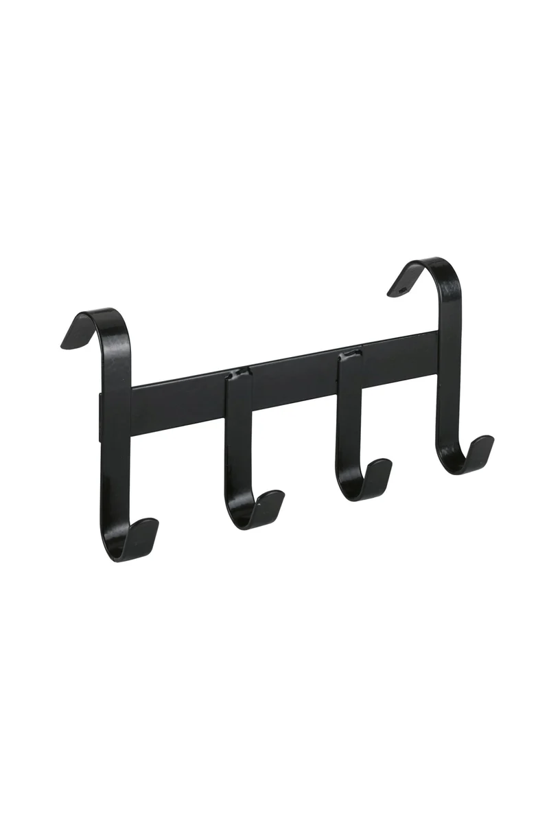 Trensenhalter mit 4 Haken Black Einheitsgröße