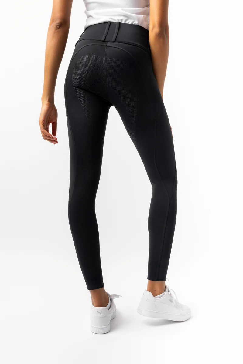 Sophia Damen Vollbesatzreitleggings Black 32
