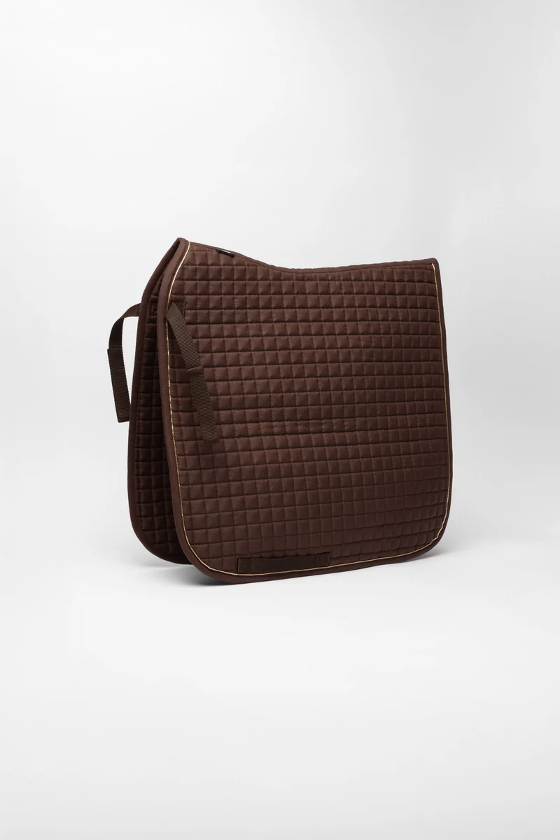 Exeter Dressurschabracke Dark Brown/Gold P