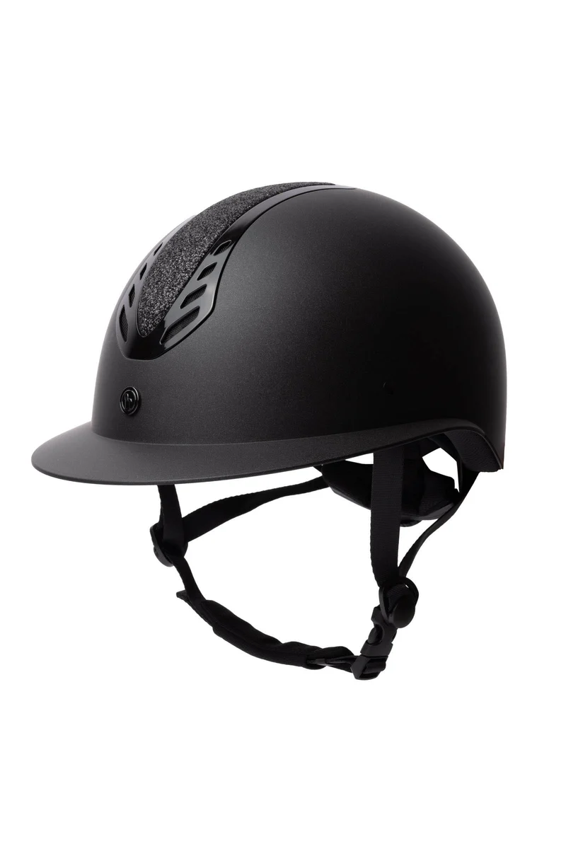 CADENCE Riding Helmet Black Glitter 52-54