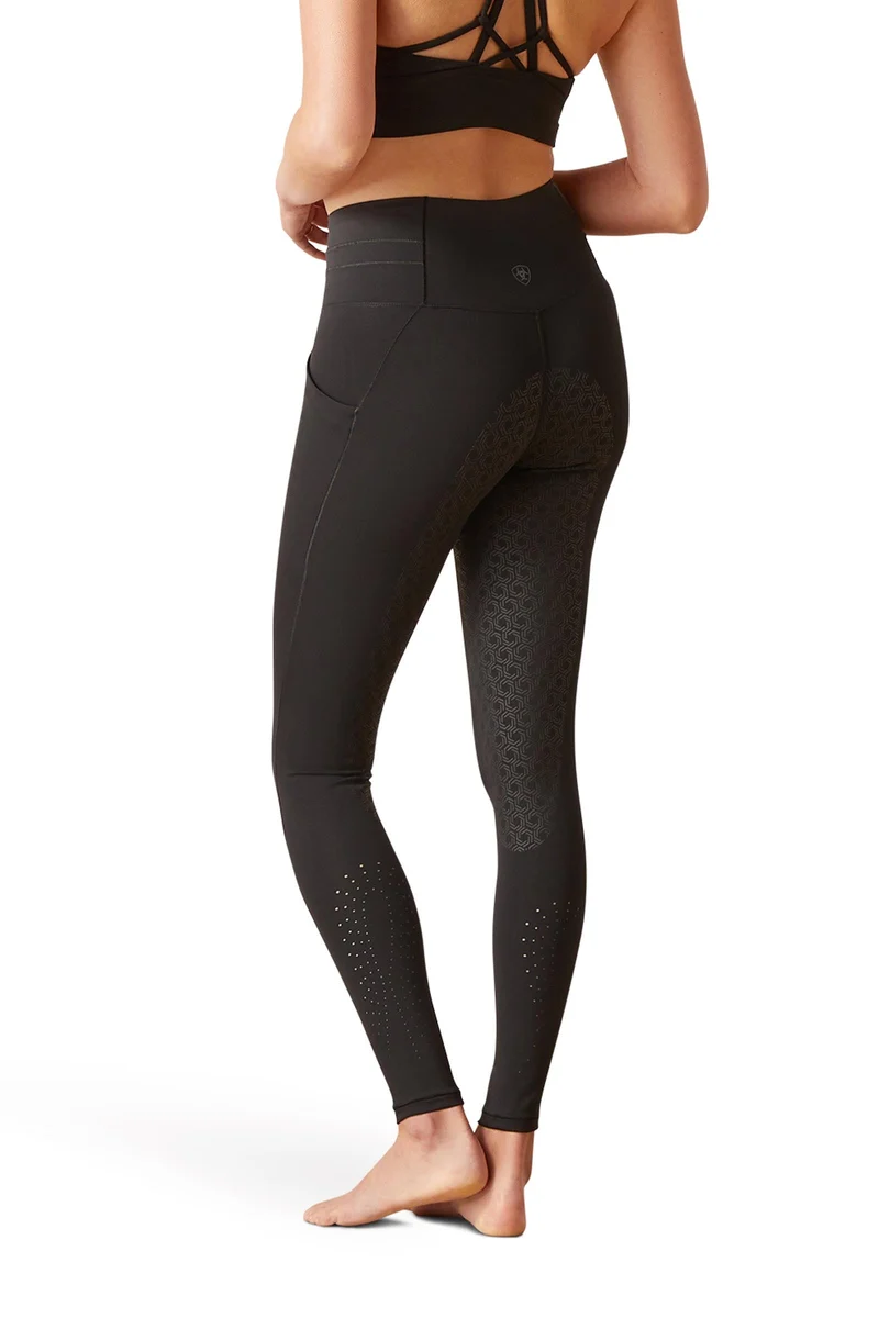Eos 2.0 Damen Reitleggings mit Vollgrip Black M