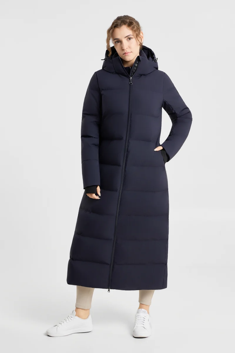 Paloma langer gesteppter Damenmantel Seaborne navy 40