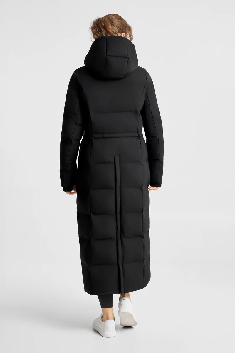 Paloma langer gesteppter Damenmantel Black 42